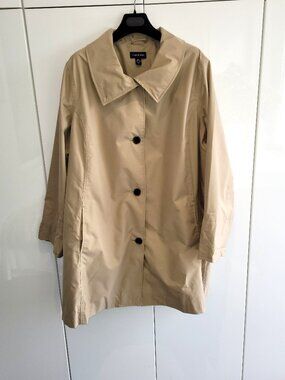 Lands' End Women's Trench Coat Tan Size 3X